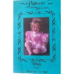 Vintage Connie’s Dolls Lee Finchum Pattern Clothes 21-22” Trixie NOS